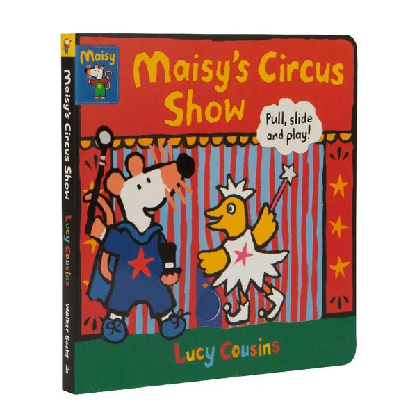 Maisy's Circus Show: Pull, Slide and Play! (Lucy Cousins)-Fiction: 兒童繪本 Picture Books-買書書 BuyBookBook