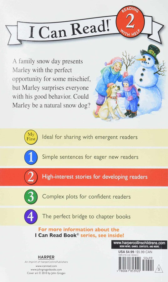 ICR: Marley: Snow Dog Marley: A Winter and Holiday Book for Kids (I Can Read! L2)-Fiction: 橋樑章節 Early Readers-買書書 BuyBookBook