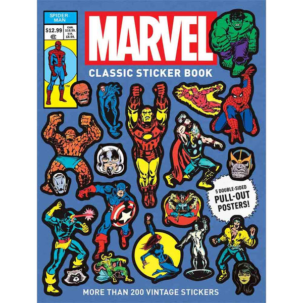 Marvel Classic Sticker Book (Paperback) - 買書書 BuyBookBook