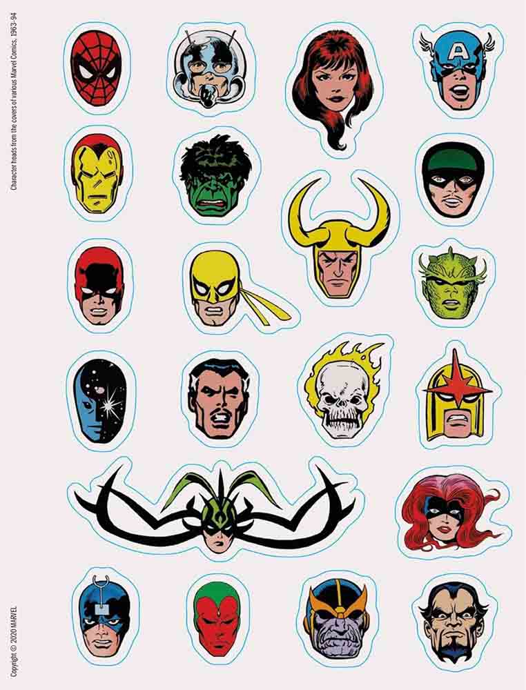 Marvel Classic Sticker Book (Paperback) - 買書書 BuyBookBook
