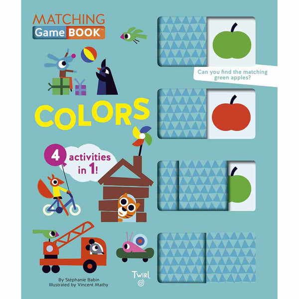 Matching Game Books, #03 - Colors Matching Game Book - 買書書 BuyBookBook