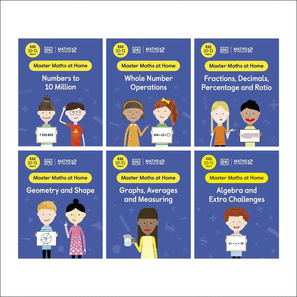 Maths ― No Problem! Collection of 6 Workbooks, Ages 10-11 (Key Stage 2) - 買書書 BuyBookBook