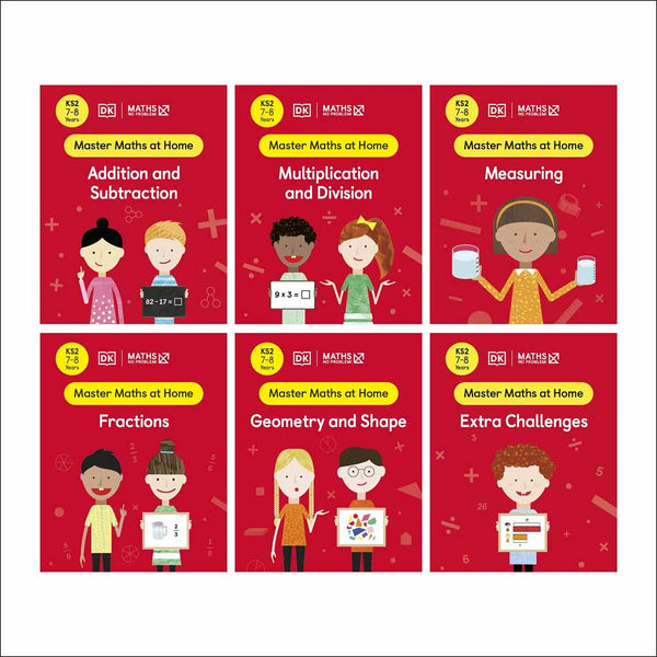 Maths ― No Problem! Collection of 6 Workbooks (Ages 7-8) DK UK
