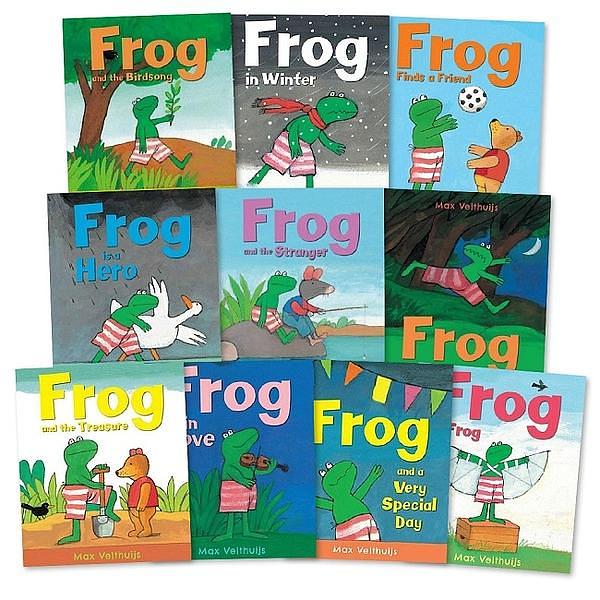 Max Velthuijs' Frog Picture Book Set (10 Books) - 買書書 BuyBookBook