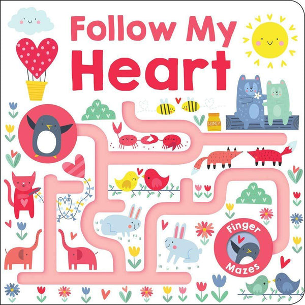 Maze Book: Follow My Heart (Board Book) Priddy