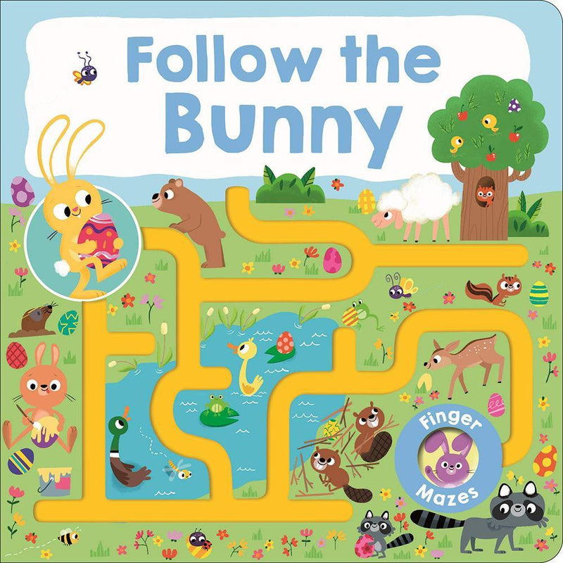 Maze Book: Follow the Bunny (Board Book) Priddy