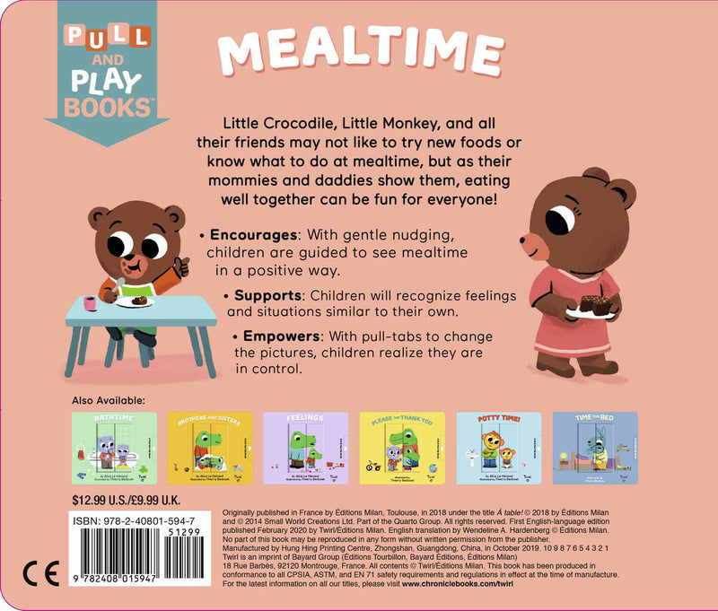 Pull and Play - Mealtime (Board book) - 買書書 BuyBookBook