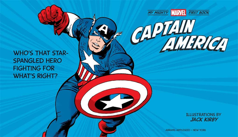 Mighty Marvel First Book, A - Captain America (Board Book) - 買書書 BuyBookBook