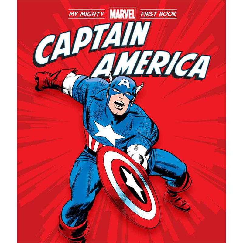 Mighty Marvel First Book, A - Captain America (Board Book) - 買書書 BuyBookBook