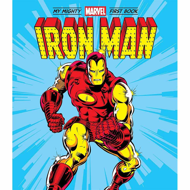 Mighty Marvel First Book, A - The Iron Man (Board Book) - 買書書 BuyBookBook