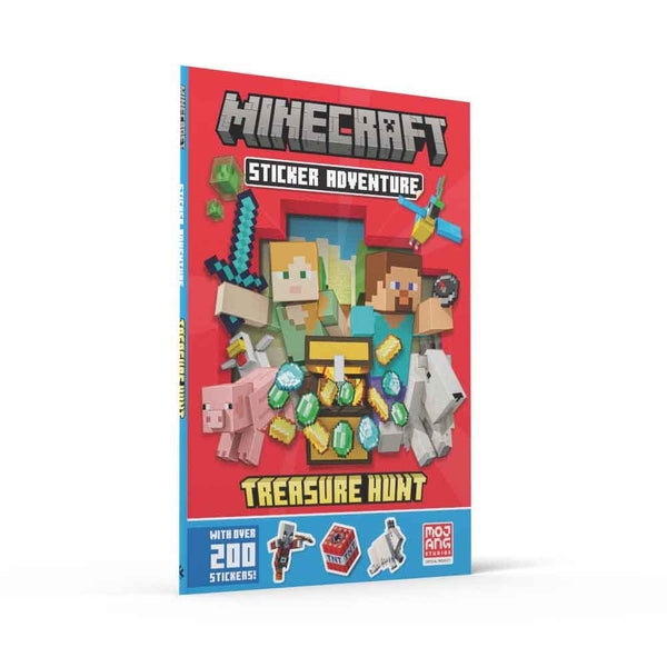 Minecraft Sticker Adventure - Treasure Hunt - 買書書 BuyBookBook