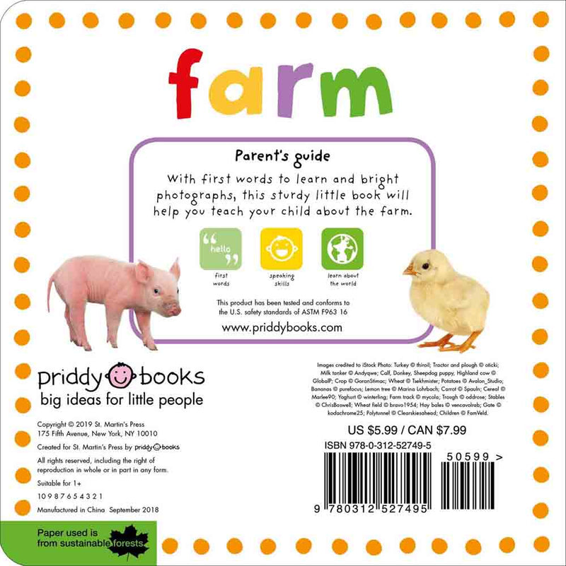 Mini Tab - Farm (Board Book) - 買書書 BuyBookBook