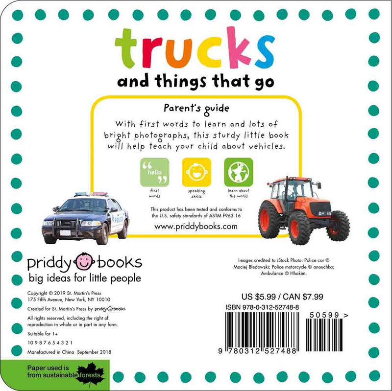 Mini Tab - Trucks & Things That Go (Board Book) - 買書書 BuyBookBook