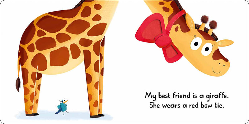 My Best Friend: is a Giraffe (Board Book)-Fiction: 兒童繪本 Picture Books-買書書 BuyBookBook