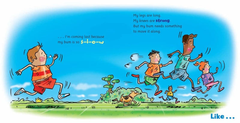 The New Bum: My Bum is on the Run (Dawn McMillan)-Fiction: 兒童繪本 Picture Books-買書書 BuyBookBook