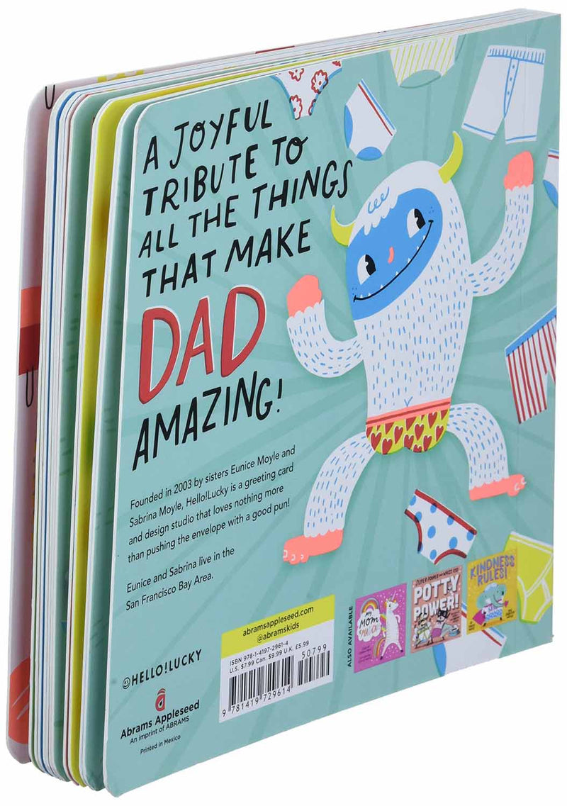 Hello!Lucky Book, A - My Dad Is Amazing (Board Book) - 買書書 BuyBookBook