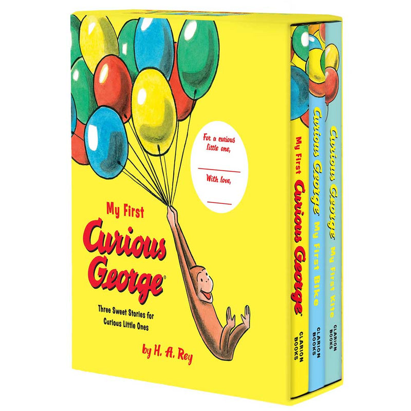 My First Curious George 3-Book Box Set (Hardback)-Fiction: 橋樑章節 Early Readers-買書書 BuyBookBook