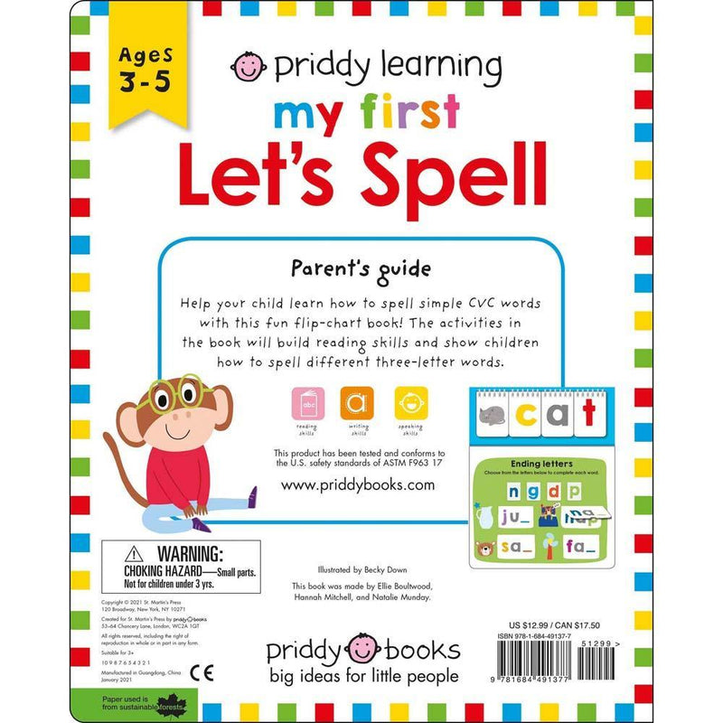 My First Let's Spell (Board Book) Priddy
