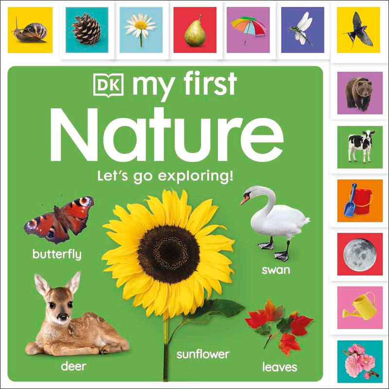 My First Nature Let's Go Exploring (Board Book)-Nonfiction: 動物植物 Animal & Plant-買書書 BuyBookBook