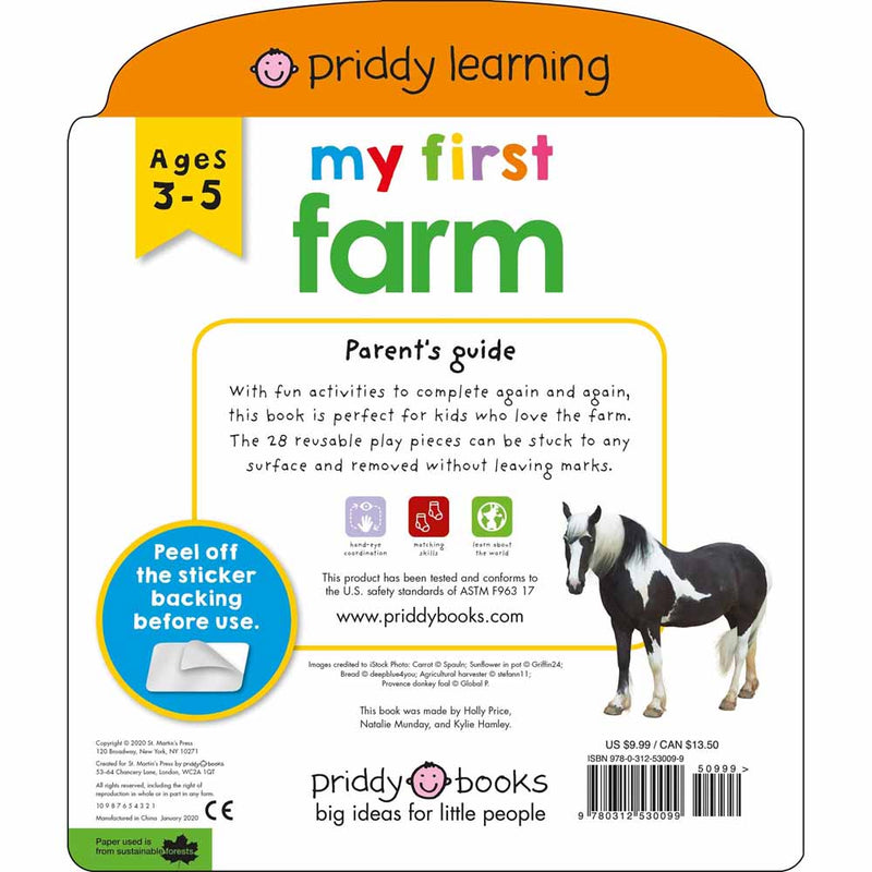 My First Play and Learn - Farm (Board Book) Priddy