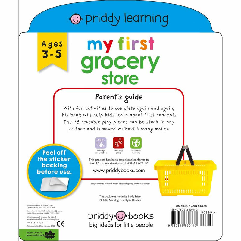 My First Play and Learn - Grocery Store (Board Book) Priddy
