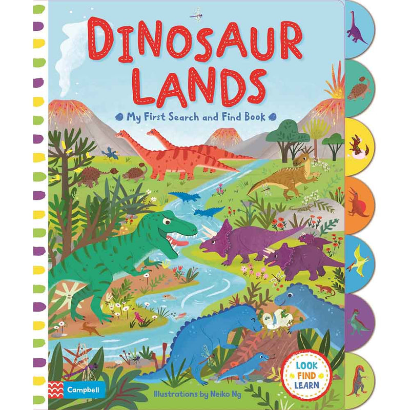 My First Search and Find - Dinosaur Lands - 買書書 BuyBookBook