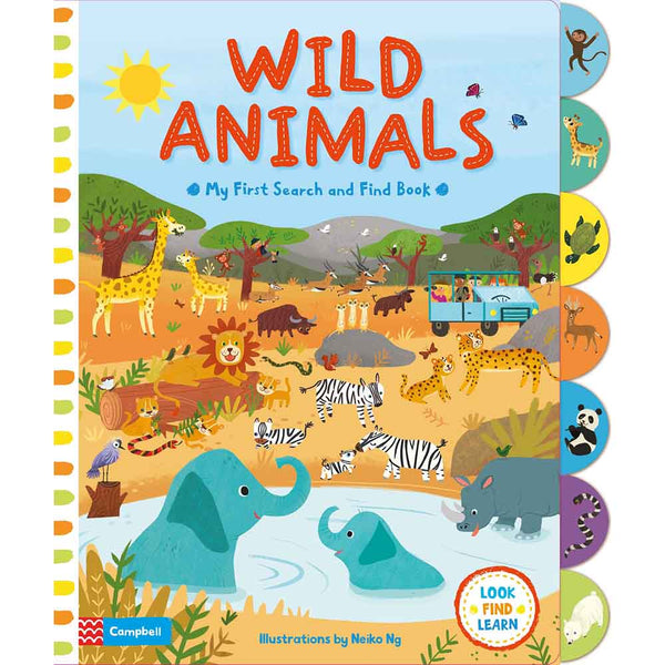 My First Search and Find - Wild Animals - 買書書 BuyBookBook