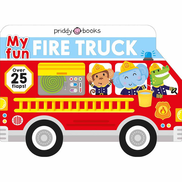 My Fun Flap Book - My Fun Fire Truck (Board Book) Priddy