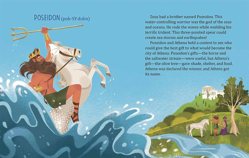 My Little Golden Book About Greek Gods and Goddesses-Fiction: 神話傳說 Myth and Legend-買書書 BuyBookBook
