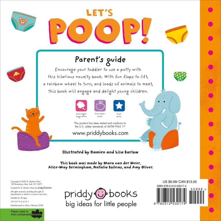 Let's Poop! My Little World (Board Book) Priddy