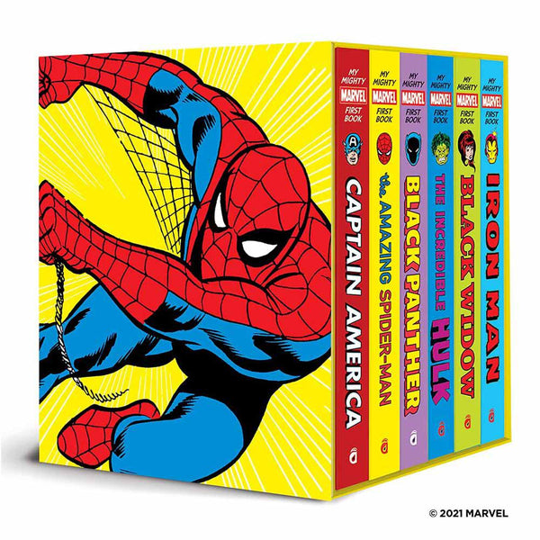 My Mighty Marvel First Book Collection (6 Books) (Board Book) - 買書書 BuyBookBook