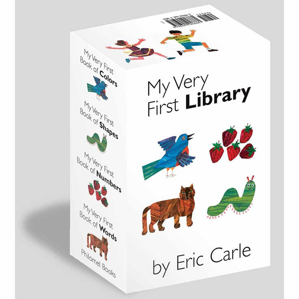 My Very First Library (4 Board Book Collection) (Eric Carle)-Nonfiction: 學前基礎 Preschool Basics-買書書 BuyBookBook