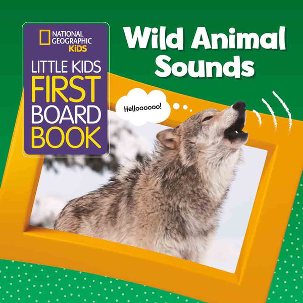 NGK Little Kids First Board Book - Wild Animal Sounds - 買書書 BuyBookBook