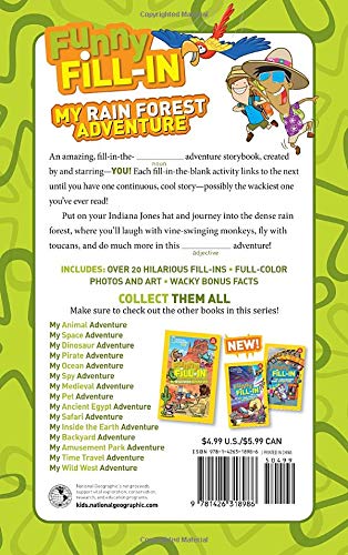 NGK Funny Fill-in - My Rain Forest Adventure (Paperback) - 買書書 BuyBookBook