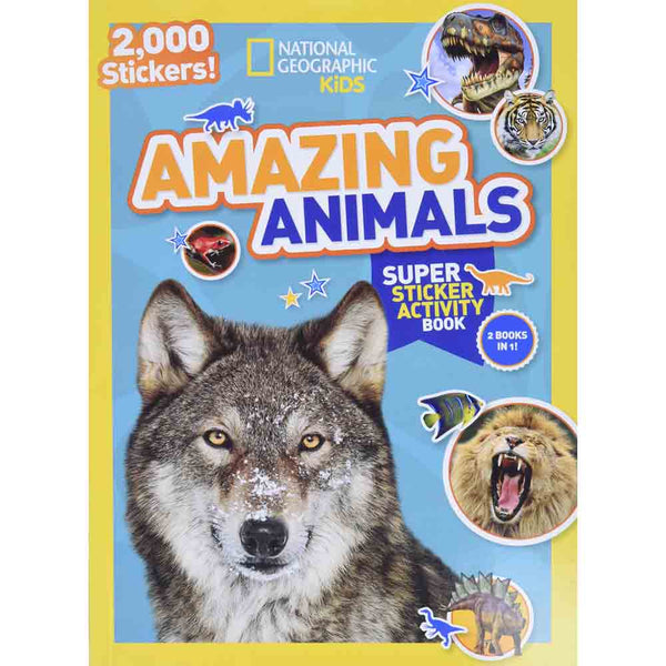 NGK Sticker Activity Book - Amazing Animals - 買書書 BuyBookBook