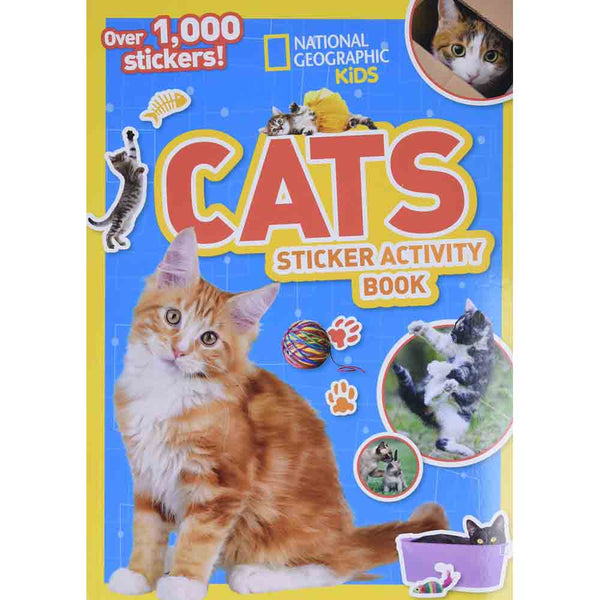 NGK Sticker Activity Book - Cats - 買書書 BuyBookBook