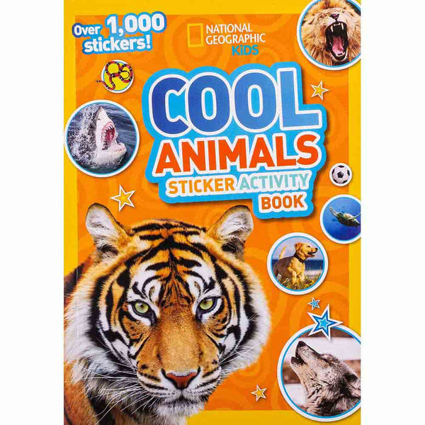 NGK Sticker Activity Book - Cool Animals - 買書書 BuyBookBook