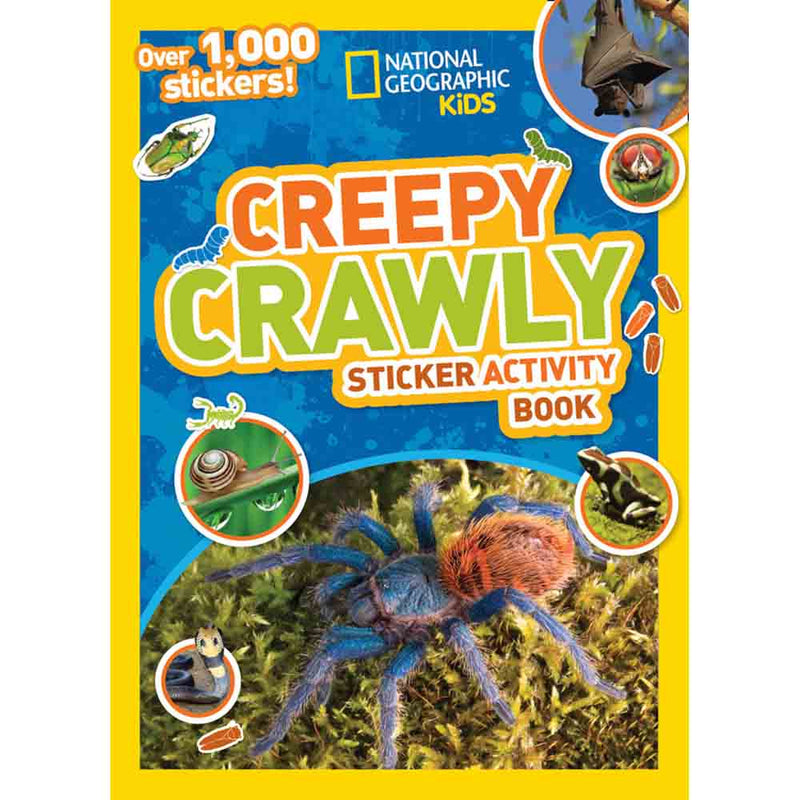 NGK Sticker Activity Book - Creepy Crawly - 買書書 BuyBookBook