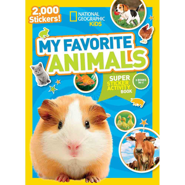 NGK Sticker Activity Book - My Favorite Animals - 買書書 BuyBookBook