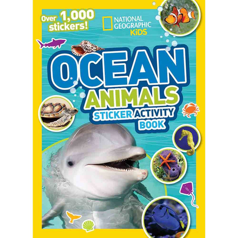 NGK Sticker Activity Book - Ocean Animals - 買書書 BuyBookBook