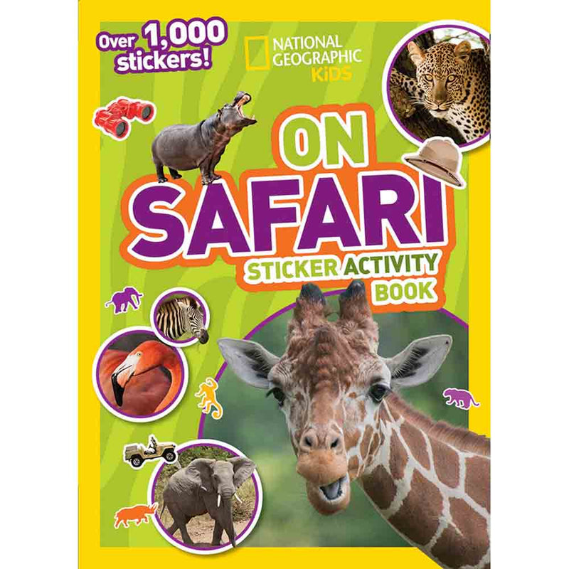NGK Sticker Activity Book - On Safari - 買書書 BuyBookBook