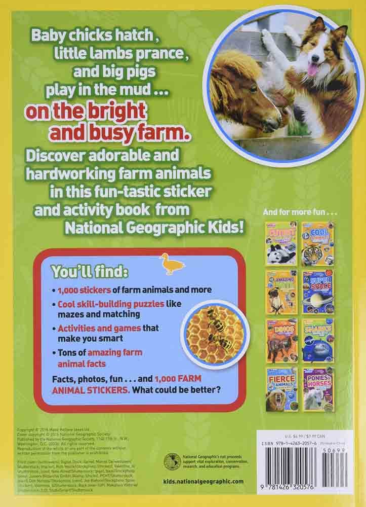 NGK Sticker Activity Book - On the Farm - 買書書 BuyBookBook