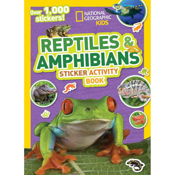 NGK Sticker Activity Book - Reptiles and Amphibians - 買書書 BuyBookBook