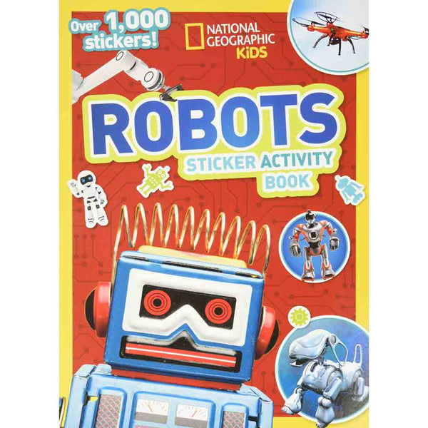 NGK Sticker Activity Book - Robots - 買書書 BuyBookBook
