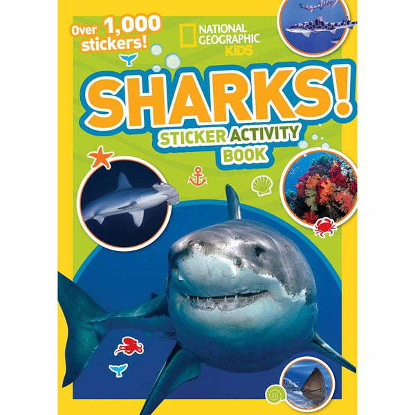 NGK Sticker Activity Book - Sharks - 買書書 BuyBookBook