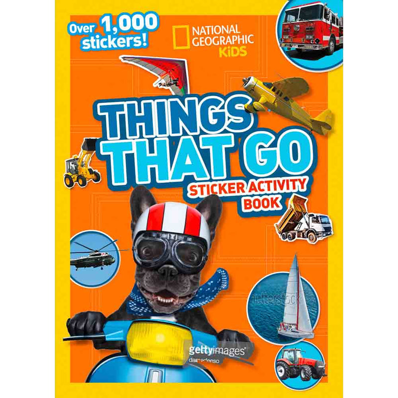 NGK Sticker Activity Book - Things That Go - 買書書 BuyBookBook