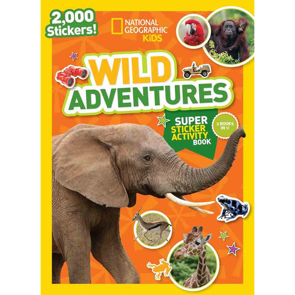 NGK Sticker Activity Book - Wild Adventures - 買書書 BuyBookBook