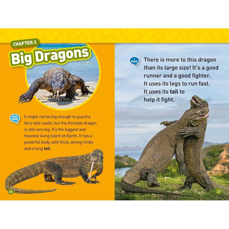 Real Dragons (L1) (National Geographic Kids Readers) National Geographic