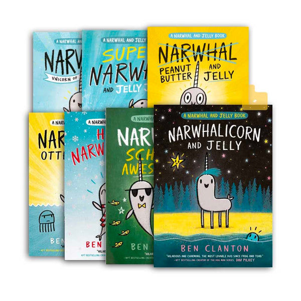 Narwhal and Jelly Bundle (Paperback)-Fiction: 幽默搞笑 Humorous-買書書 BuyBookBook