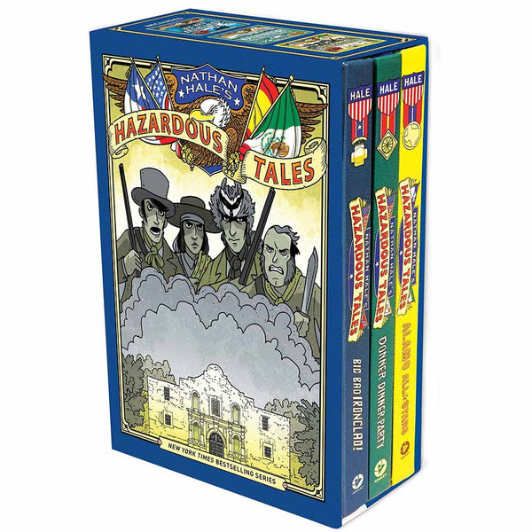 Nathan Hale's Hazardous Tales' Second 3-Book Box Set (Hardback) - 買書書 BuyBookBook